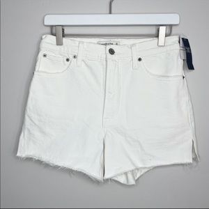 A&F High Rise Mom Shorts Size 27